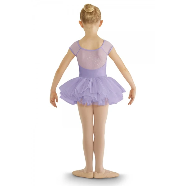 Bloch cap sleeve tutu leotard, costum de balet cu fusta tutu pentru copii