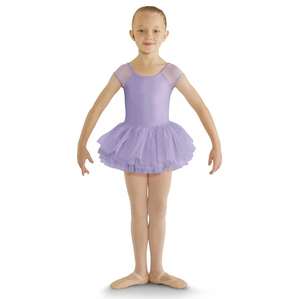 Bloch cap sleeve tutu leotard, costum de balet cu fusta tutu pentru copii