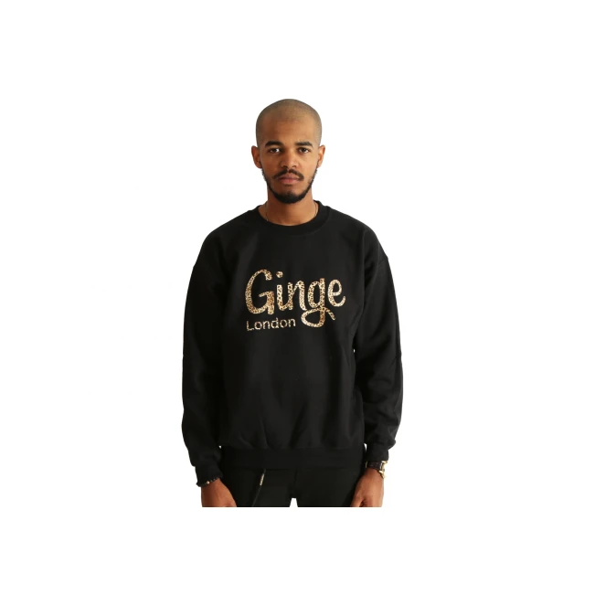 Ginge London Leopard Print Sweatshirt, hanorac Ginge London Leopard Print Sweatshirt, hanorac