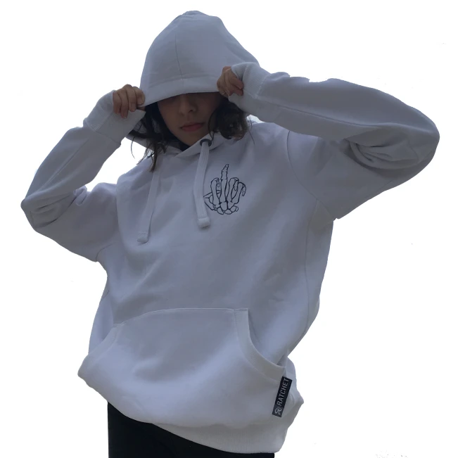 Ratchet Bone Finger Hoodie hanorac