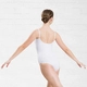 Capezio Pinch front, costum de balet cu bretele