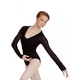 Capezio Crop Wrap Top CK1000W, top tricotat