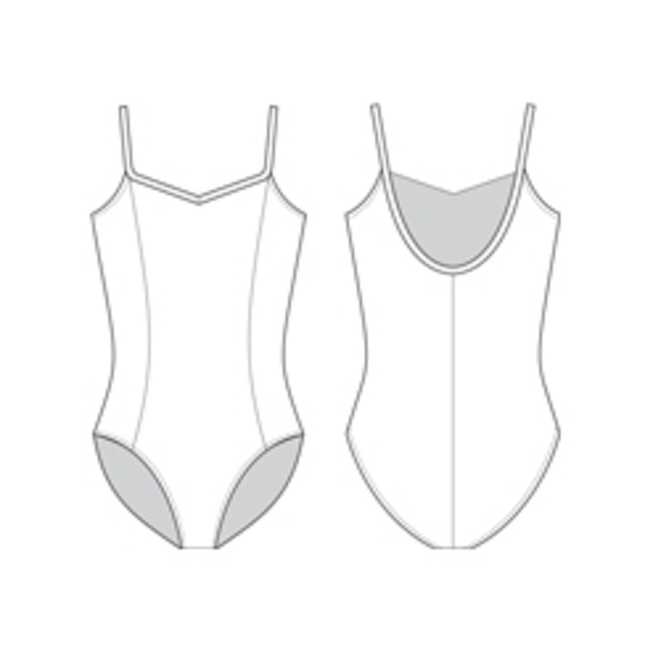 Capezio Princess Camisole Leotard CC101B, costum de balet