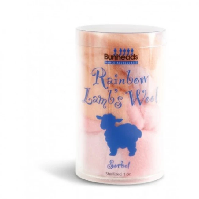 Bunheads, lână de miel curcubeu într-un păhărel