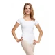 Capezio TC0054W, costum de balet cu mânecă scurtă și curea
