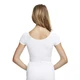 Capezio TC0054W, costum de balet cu mânecă scurtă și curea
