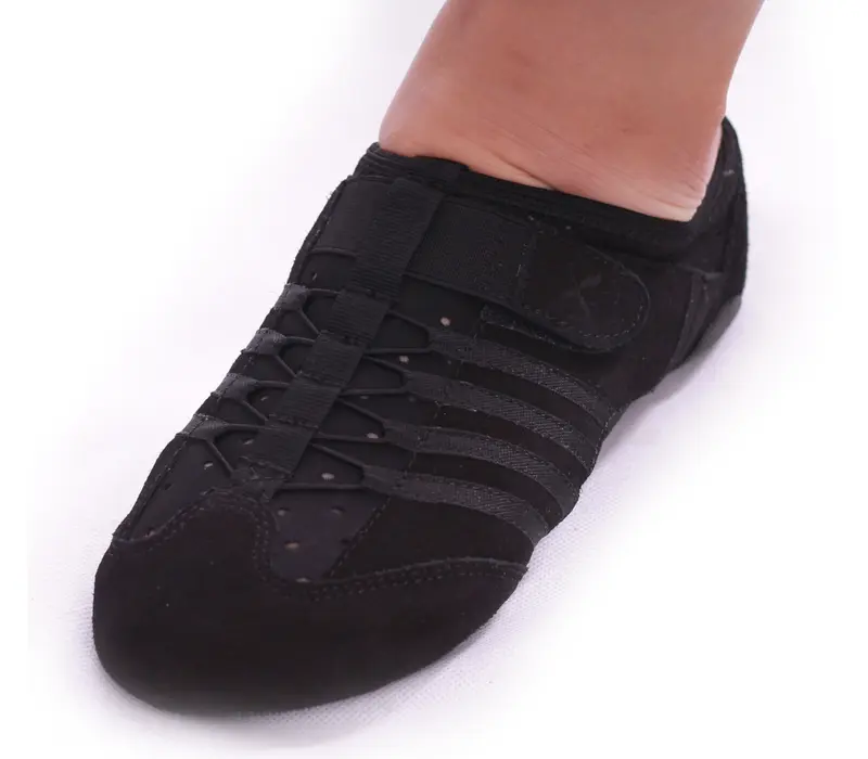 Capezio Jag PP15A, pantofi de jazz pentru copii - Negru