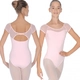 Capezio swiss dot keyhole back, costum de balet pentru copii