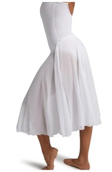 Capezio Mid Calf Full Circle skrit, fustă circulară pentru femei