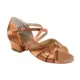 BD Dance pantofi dans latin pentru fetite - dark tan