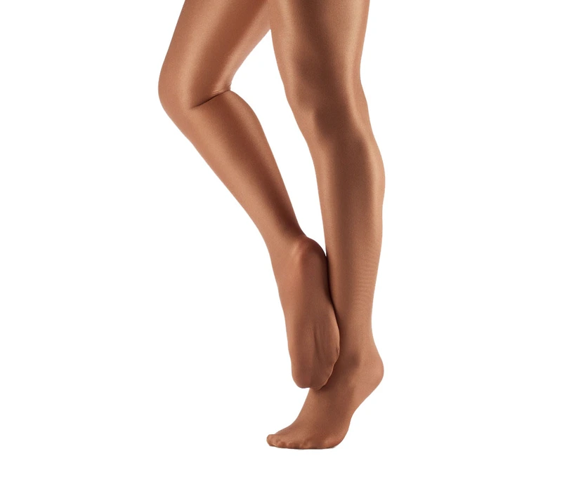 Capezio ultra shimmery, ciorapi luminoase - Toast Capezio