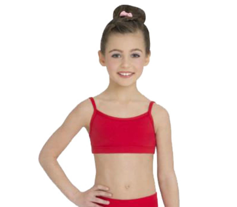 Capezio Camisole Bra Top, sutien sport - Alb