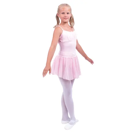 Capezio Swiss Dot Cinch Waistband Layer Skirt, fustiţă pentru fetiţe