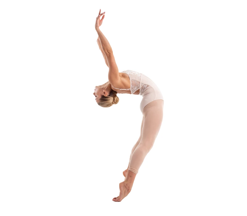 Capezio Elsa, body pentru femei cu bretele subțiri Capezio Elsa, body pentru femei cu bretele subțiri - Gri cristal Capezio