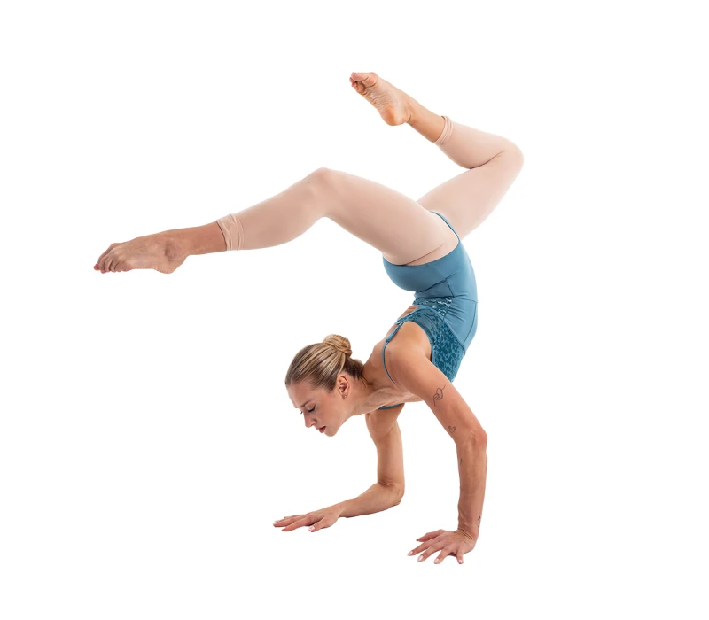 Capezio Elsa, body pentru femei cu bretele subțiri Capezio Elsa, body pentru femei cu bretele subțiri - Albastru furtună Capezio