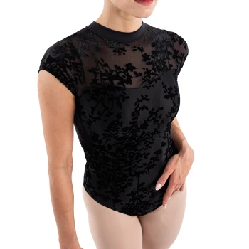 Capezio Rudi, maieu pentru femei la gât - Negru
