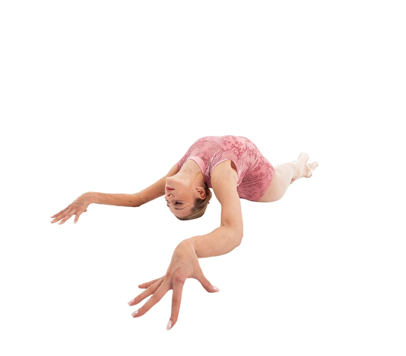 Capezio Rudi, maieu pentru femei la gât - Roz pudrat Capezio
