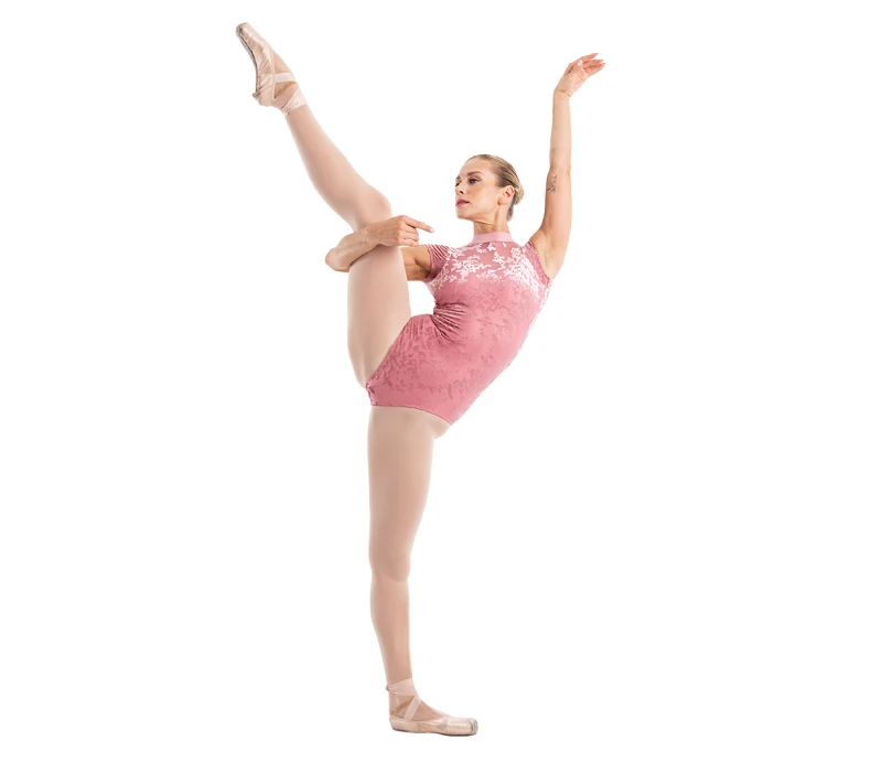 Capezio Rudi, maieu pentru femei la gât - Roz pudrat Capezio