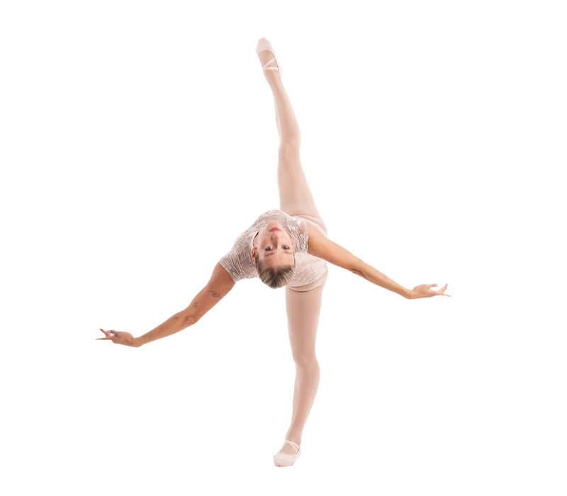 Capezio Rudi, maieu pentru femei la gât - Gri cristal Capezio
