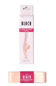 Bloch Double Face Soft Elastorib, panglici din satin cu bandă elastică încorporată