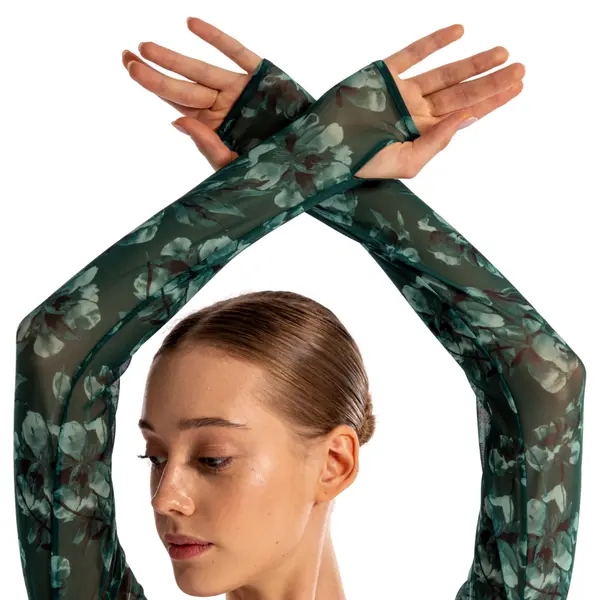 Bloch Arden Long Sleeve Top Z4146, top cu legare pentru femei Bloch Arden Long Sleeve Top Z4146, top cu legare pentru femei