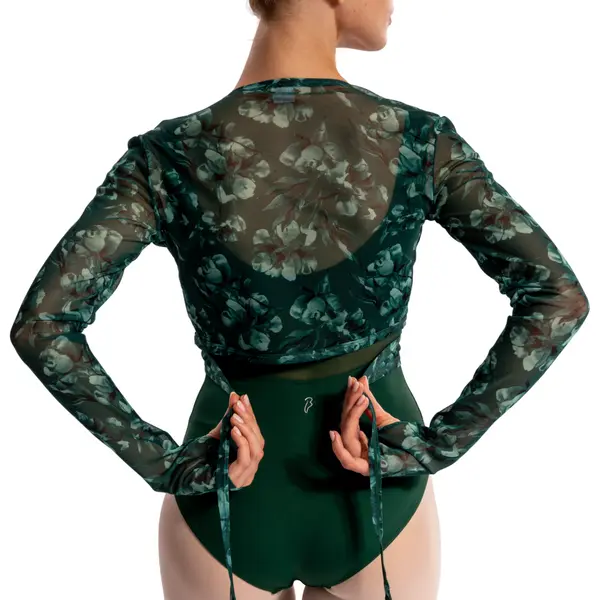 Bloch Arden Long Sleeve Top Z4146, top cu legare pentru femei Bloch Arden Long Sleeve Top Z4146, top cu legare pentru femei
