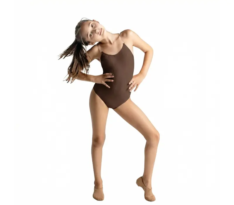Bloch Bodyliner Auva, dres de dans pentru fete - Cacao Bloch