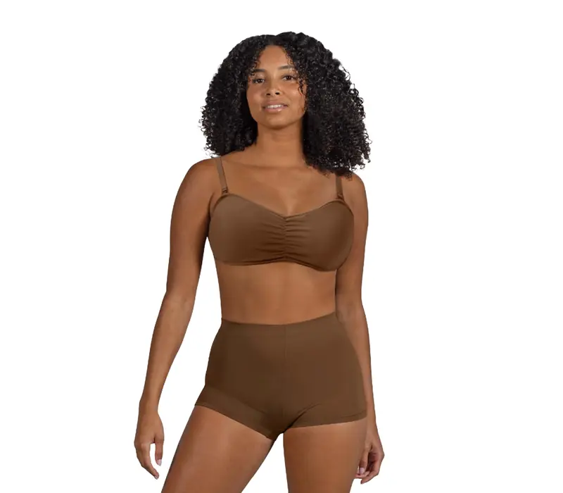 Bloch Vela Bandeau, sutien pentru femei Bloch Vela Bandeau, sutien pentru femei - Cacao Bloch