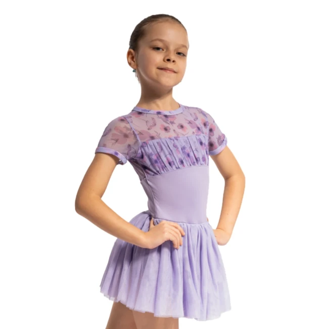 Bloch Belle Floral cap sleeve CL4282, rochie tutu pentru fete Bloch Belle Floral cap sleeve CL4282, rochie tutu pentru fete