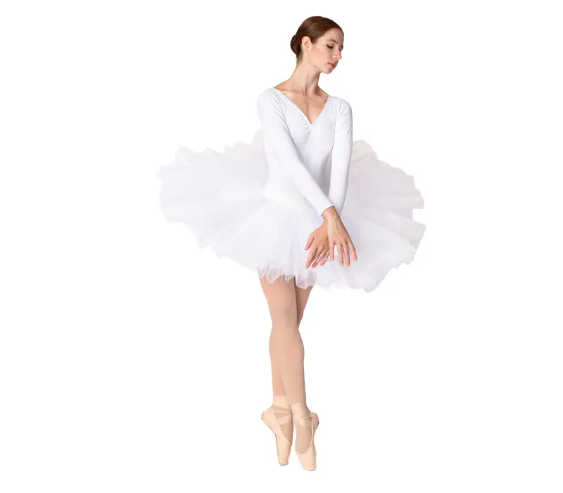 Bloch Belle, 6-straturi tutu fusta de balet - Alb