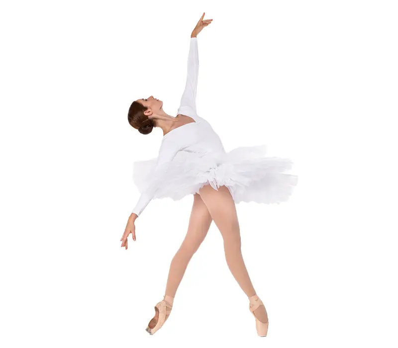 Bloch Belle, 6-straturi tutu fusta de balet - Alb