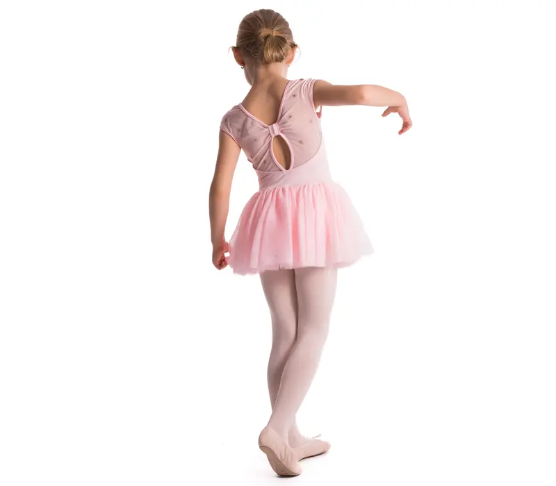 Bloch Dutchess, dres pentru copii cu fustiță tutu - Roz candy Bloch Dutchess, dres pentru copii cu fustiță tutu - Roz candy