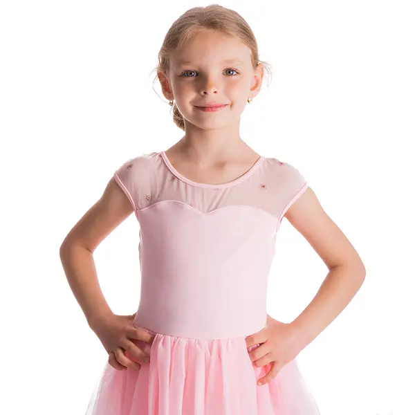Bloch CL3122 Dutchess, dres pentru copii cu fustiță tutu Bloch CL3122 Dutchess, dres pentru copii cu fustiță tutu