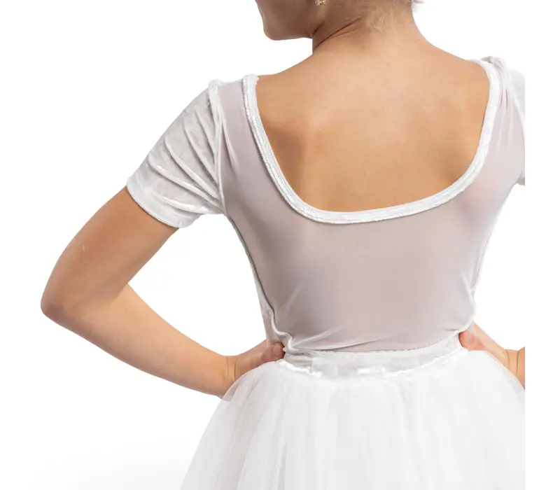 Bloch Delilah, dres pentru fetiţe cu fustiţă tutu - Alb