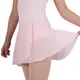 Bloch costum de balet cu mâneca scurtă cu fustă - Roz candy Bloch
