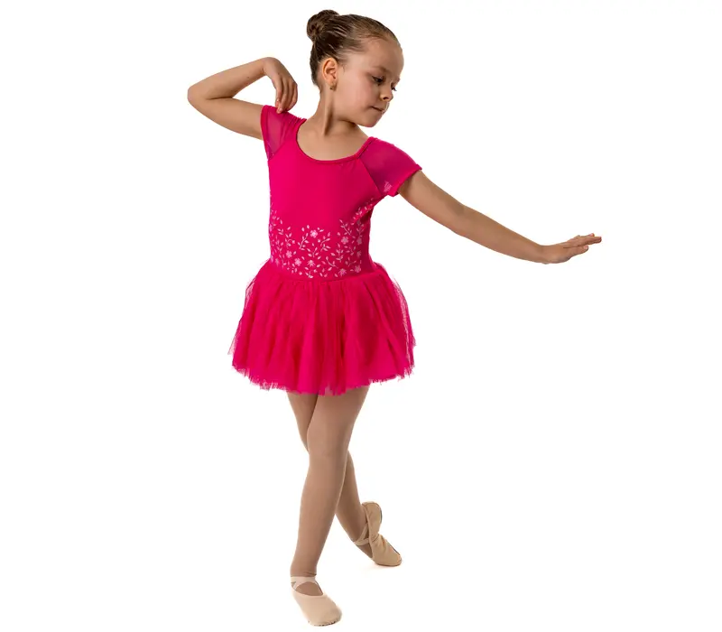 Bloch Dora, dres de fete cu fustă tutu - Roz aprins - hot pink