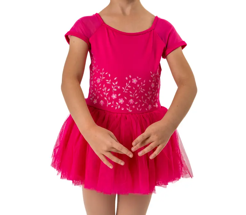 Bloch Dora, dres de fete cu fustă tutu - Roz aprins - hot pink