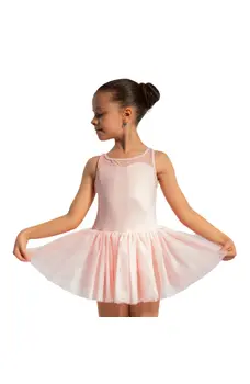 Bloch Evie Floral tank, dres cu fustiţă tutu pentru fete cu bretele largi