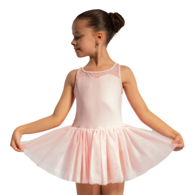 Bloch Evie Floral tank, dres cu fustiţă tutu pentru fete cu bretele largi Bloch Evie Floral tank, dres cu fustiţă tutu pentru fete cu bretele largi