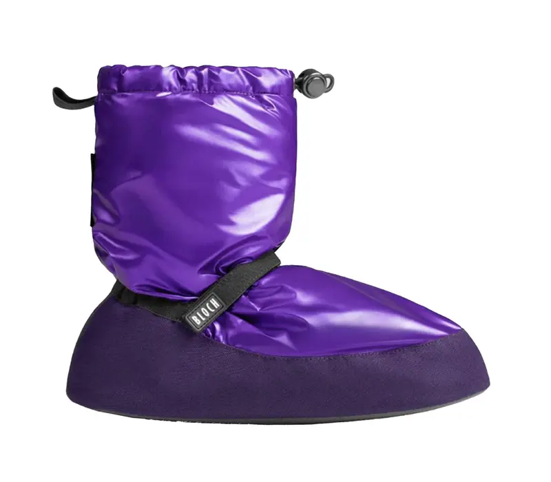 Bloch booties, încălțăminte de încălzire pentru copii Metalic - Violet - Vibrant purple metallic Bloch
