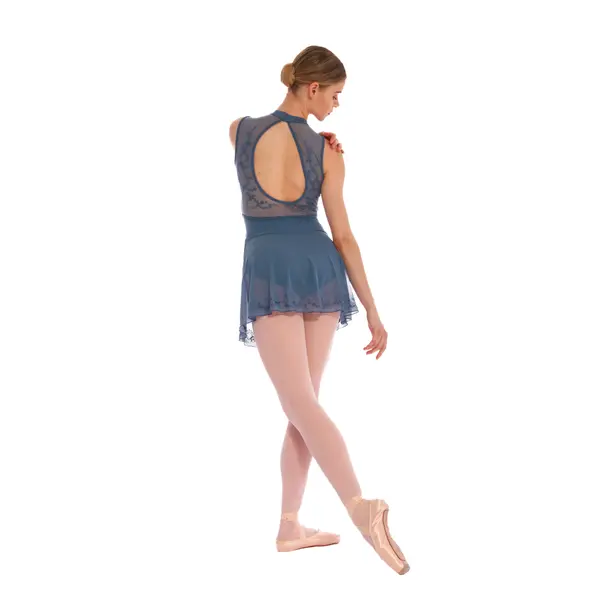 Bloch Kali Floral, dres pentru femei spre gât cu spatele gol