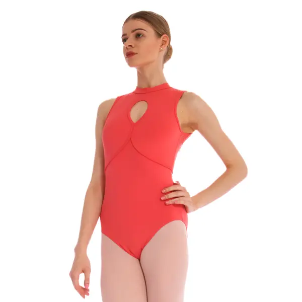 Bloch Kali Floral, dres pentru femei spre gât cu spatele gol