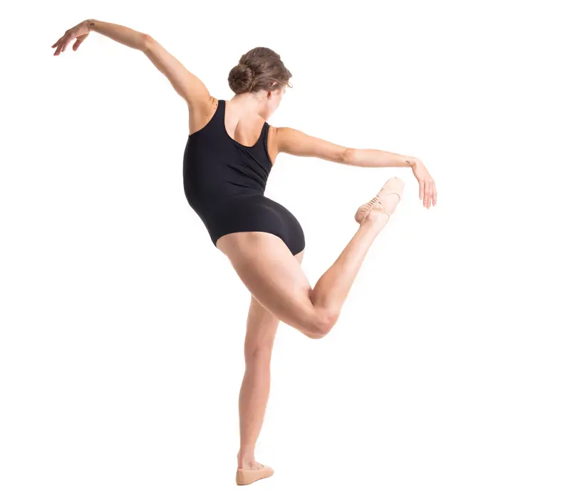 Bloch Ballerina, costum de balet cu bretele late - Albastru navy bloch