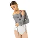 Bloch Wrap Sweater Luna, top tricotat pentru încălzire pentru dame