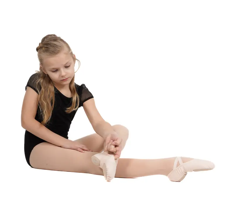 Bloch Performa, flexibili de balet pentru copii  - Roz teatro Bloch