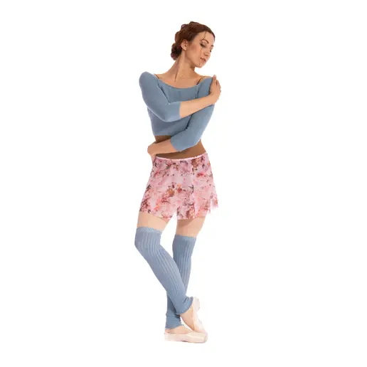 Bloch Printed Pull on skirt, fustă înflorată pentru femei