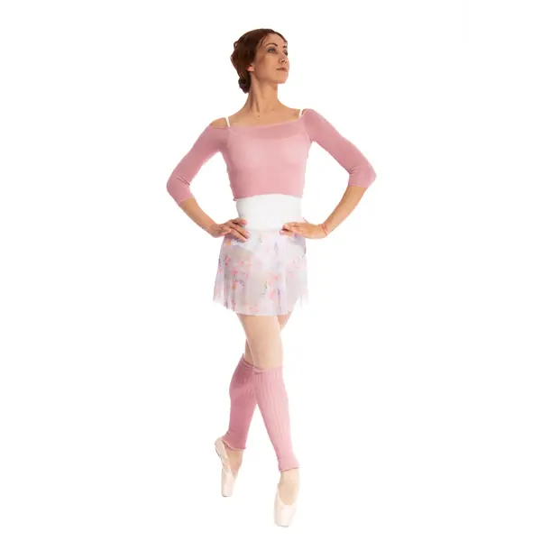 Bloch Printed Pull on skirt, fustă înflorată pentru femei
