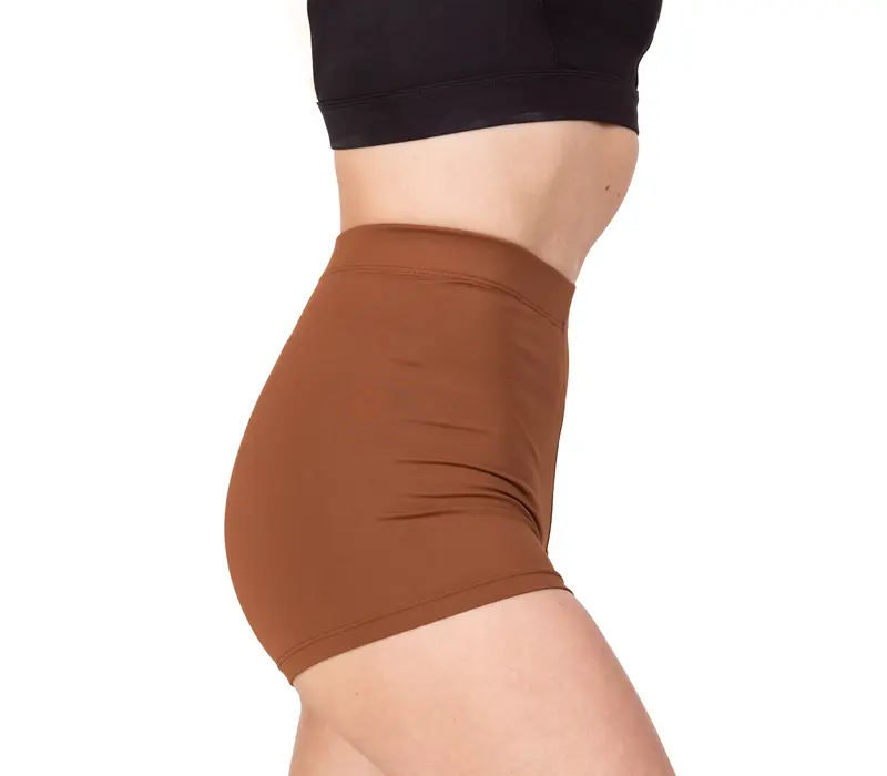 Bloch Vela, pantaloni scurţi damă - Cacao Bloch