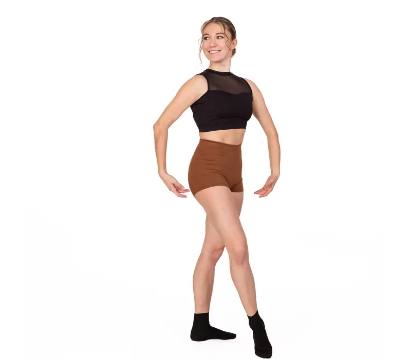 Bloch Vela, pantaloni scurţi damă - Cacao Bloch