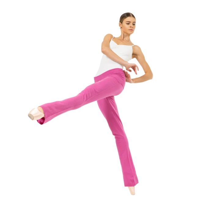 Bloch Flare Pant Rollover, pantaloni tricotati pentru dame